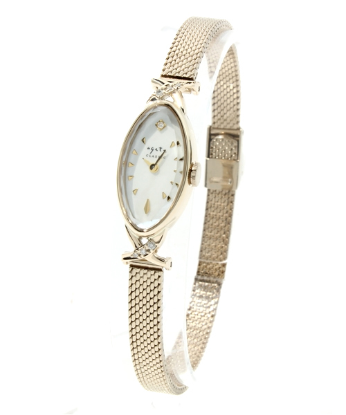 agete(アガット) オーバルフェイスジュエリーウォッチ 【公式通販】