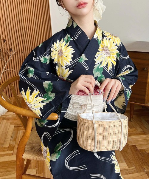 セール】浴衣3点セット（ゆかた・帯2本）、その他3のみ2点セット（浴衣