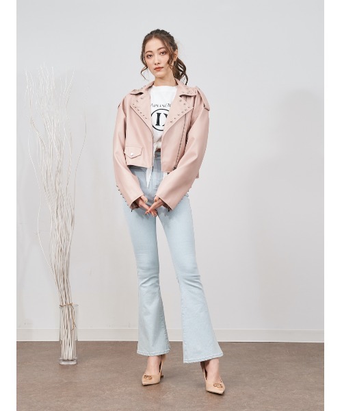 スタッズライダースジャケット（ライダースジャケット）｜Darich