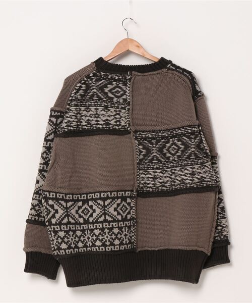 Name.（ネーム）の「【Name.】ノルディックパッチワークニット/NMKN