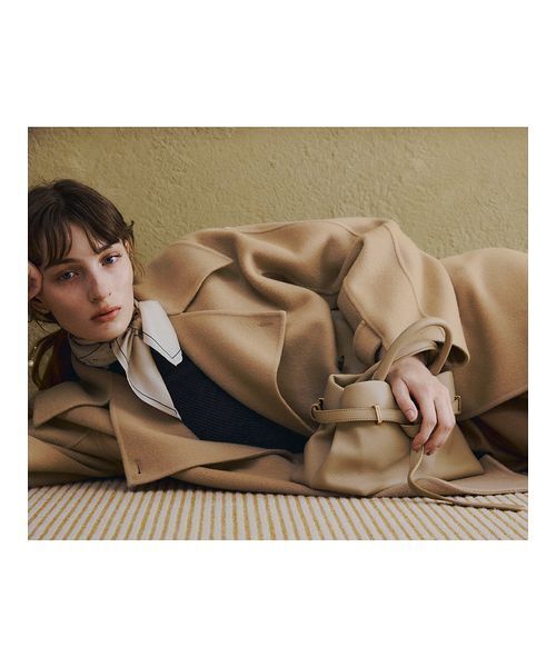 FRAY I.D（フレイアイディー）の「ウールリバーミドルAラインコート