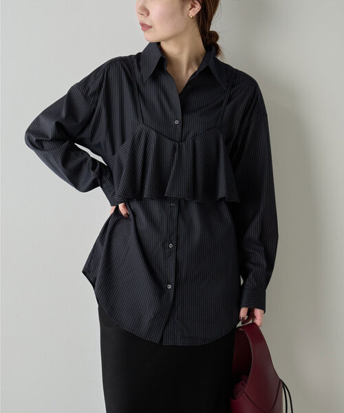 9/20(金)より新色ライトグレー追加／レイヤードシャツ（シャツ