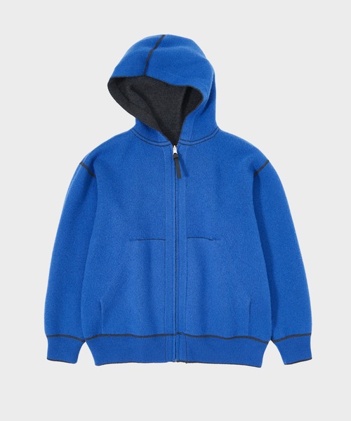 CASHMERE CASHMERE/カシミヤカシミヤ】CASHMERE REVERSIBLE ZIP UP