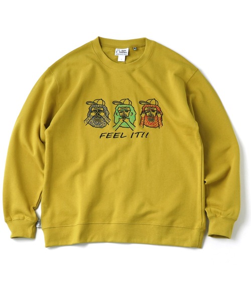 10.3oz FEEL IT! 刺繍スウェットシャツ | ジムマスター（gym master