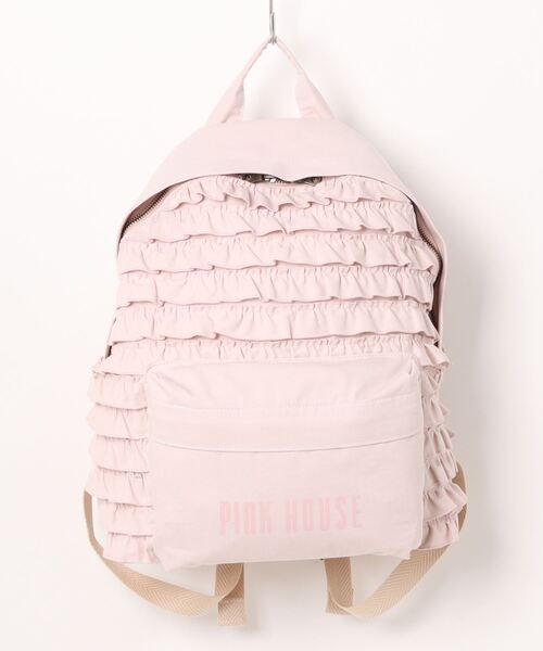 PINK HOUSE（ピンクハウス）の「フリル使いデニムリュックサック