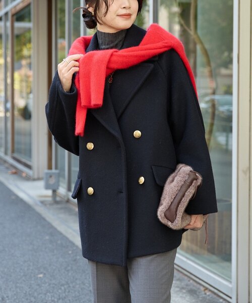 リバイバル/新色追加】ラグランPコート（ピーコート）｜RIVE DROITE