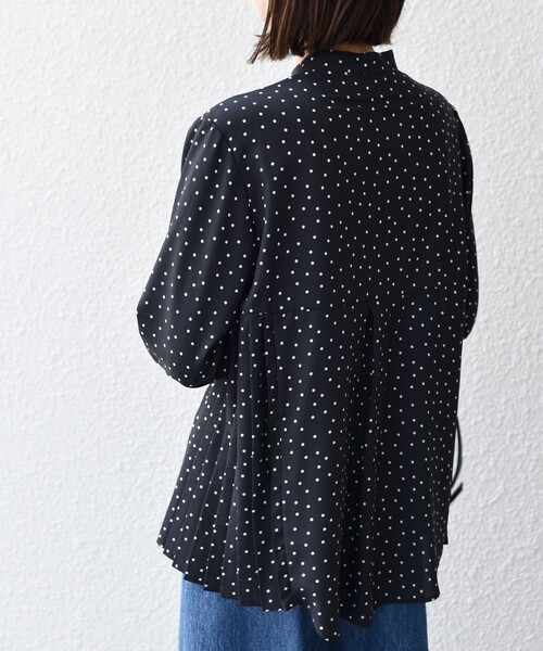 セール】【WEB限定】〈手洗い可能〉ストレッチ ジョーゼット プリーツ