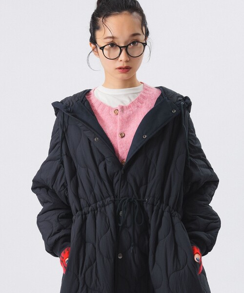 BEAMS BOY（ビームスボーイ）の「ナイロン キルティング フード コート