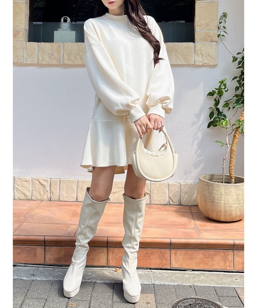 セール】マーメイドミニワンピース（スウェット）｜MIIA（ミーア）の