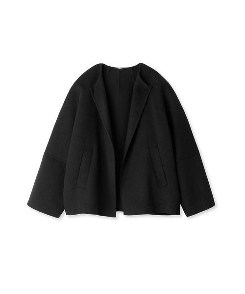 Mila Owen（ミラオーウェン）の「ノーカラーリバーショートコート