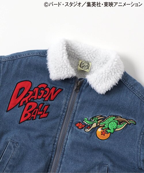 リンク】ドラゴンボールコラボ デニムボアジャケット(キッズサイズ