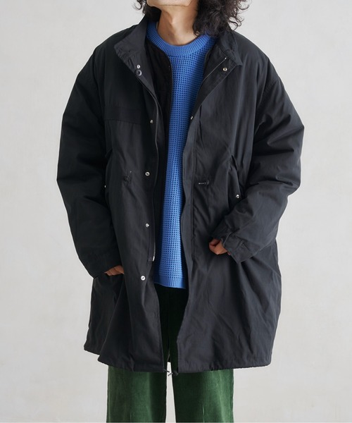 3WAYキルティングジャケット付きビッグシルエットモッズコート（モッズ