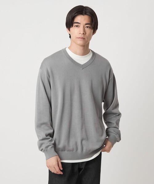 セール】プレーン レイヤード Vネック ニット（ニット/セーター