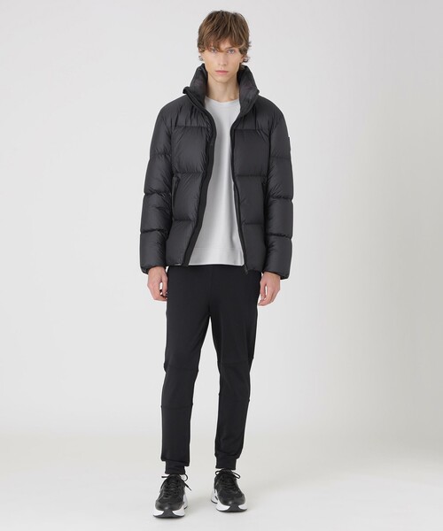 セール】【BLACK lab.】ライトウェイトスタンドネックリップダウン