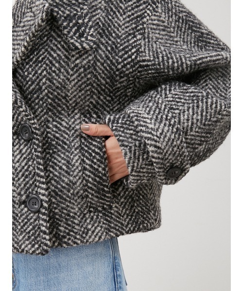 Mila Owen（ミラオーウェン）の「ショート丈リバーダブルコート