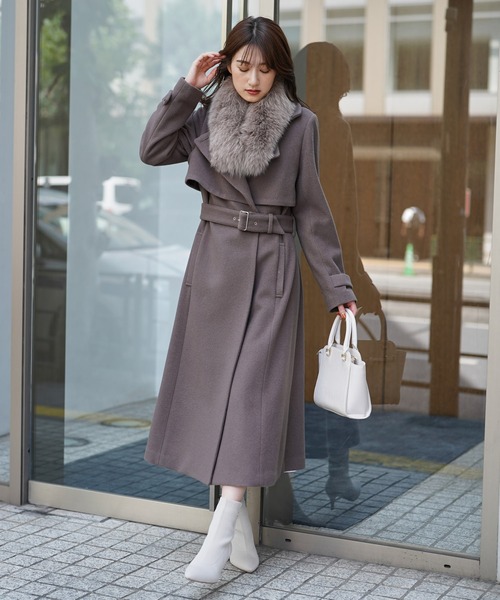 NOELA（ノエラ）の「2WAYカラーウールトレンチコート（トレンチ