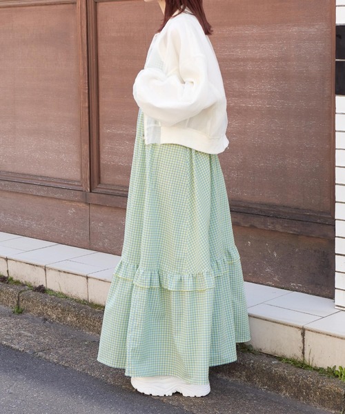 w closet（ダブルクローゼット）の「ギンガムチェックワンピース