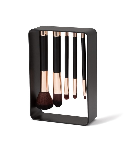 フェネート マグネティック メイクアップブラシセット ブラック（5本組