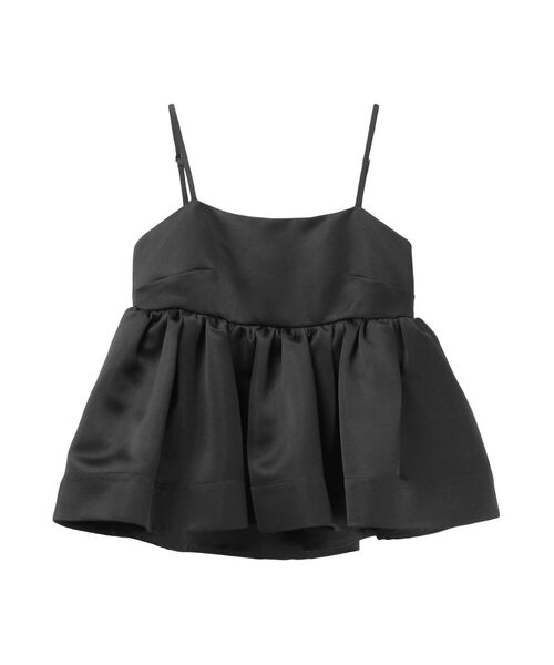 UN3D.（アンスリード）の「サテンギャザーキャミソール（キャミソール
