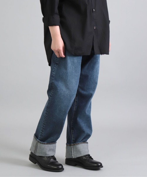 OMNIGOD womens / オムニゴッド] 12ozデニム5Pアンティークジーンズ