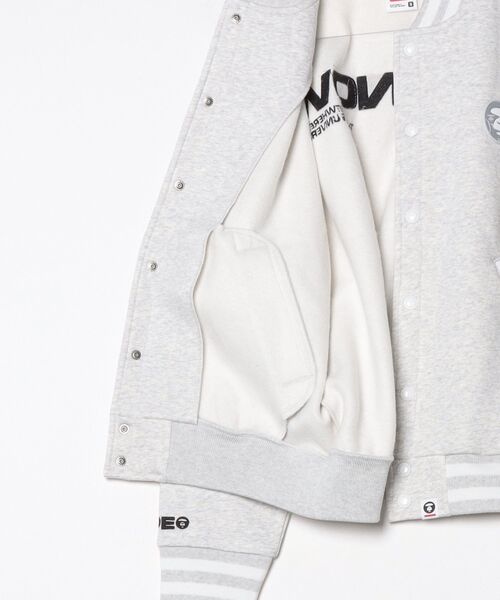 AAPE NOW SWEAT VARSITY JACKET | AAPE.JP