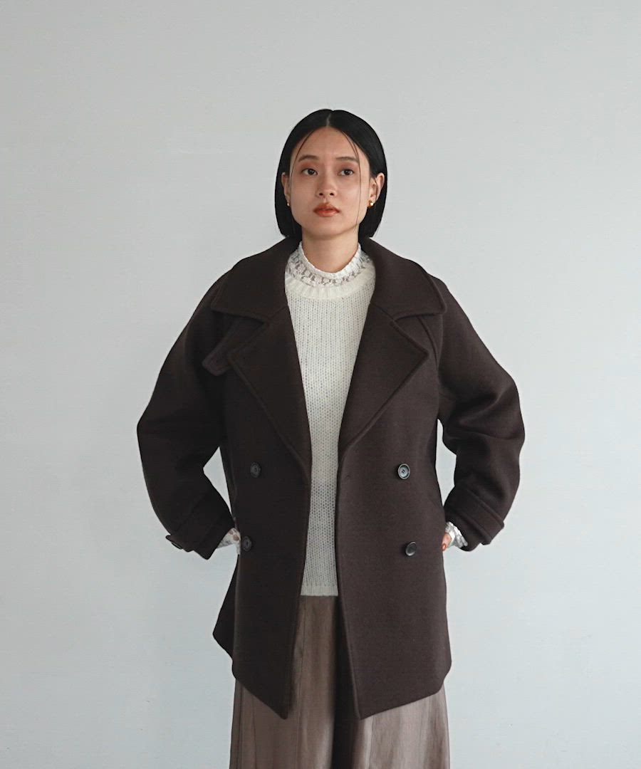 新品タグ付き☆今季 A part by スーパー100 2wayコート A part by