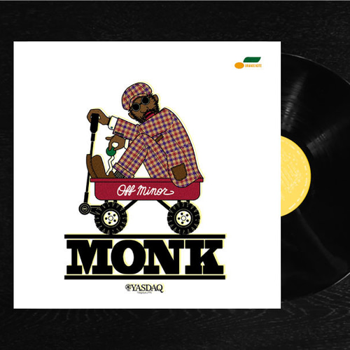 レコードジャケット風アート【レコード盤なし】JazzピアニストM_c120