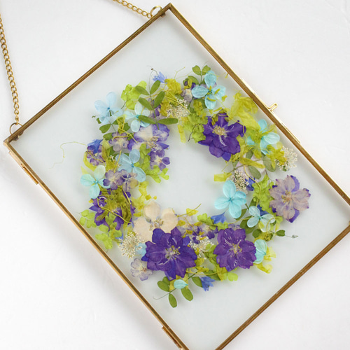 おうちでワークショップ！押し花のフレームアレンジキット。夏休みの