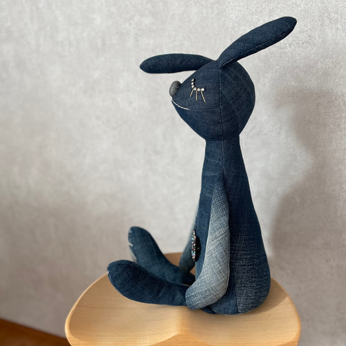 リメイクデニム うさぎi ぬいぐるみ Taya 通販 15451326｜Creema