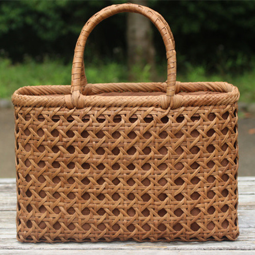 99012 山葡萄 かごバッグ 八ッ目編み やまぶどう 山ぶどう カゴバッグ