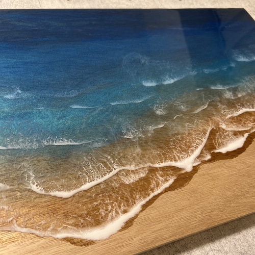 レジンアート 海アート エポキシレジンアート インテリア 壁掛け