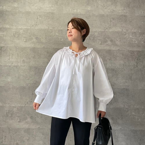 小柄S】1枚でキマる♪超ゆったり大人可愛い♡ 着回し優秀フリル