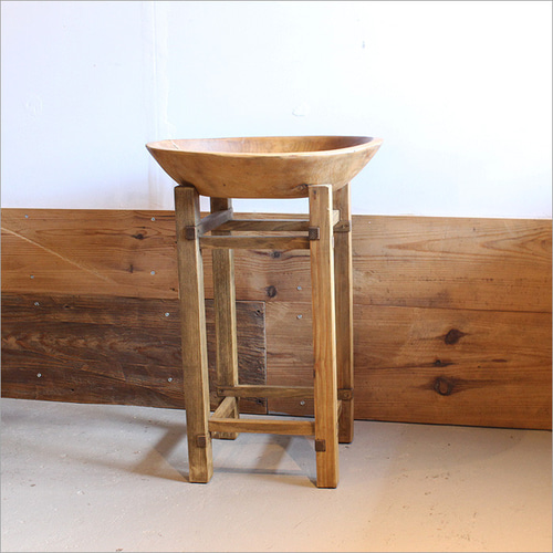 こね鉢 木製 中古 リメイク オブジェ ウッドボウル 天然木 おしゃれ 和