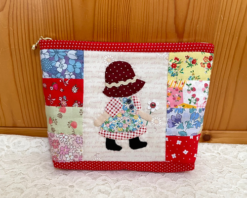パッチワークポーチ スーちゃん＊B ポーチ YUKI 通販 16527471