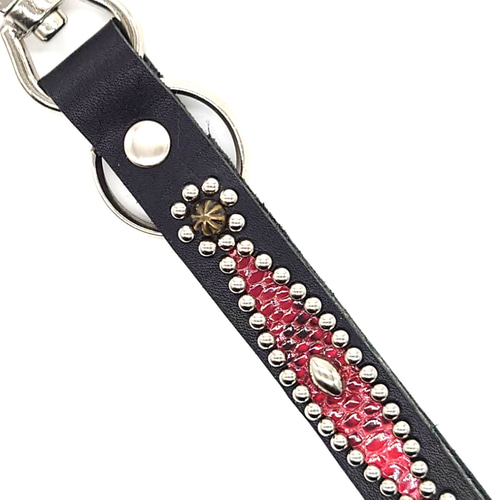 ⑥⑥ スタッズ レザー キーホルダー アメカジ キーホルダー Us trading