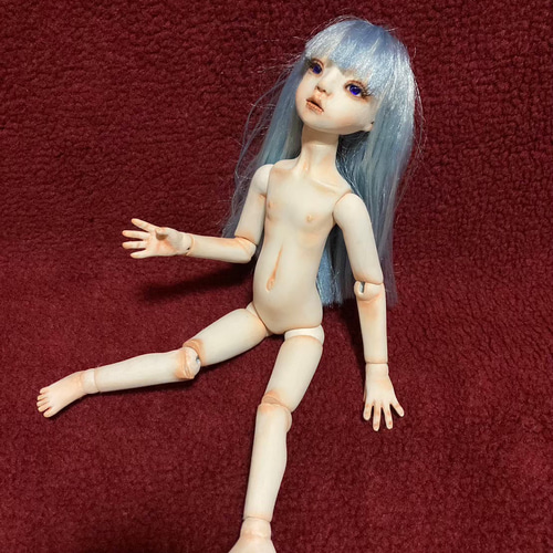 球体関節人形 ☆ ブルーサリー ☆ 創作人形 ☆ アート ☆ 粘土人形