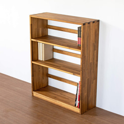 ブックシェルフB／ダークブラウン 本棚・絵本棚・マガジンラック SG