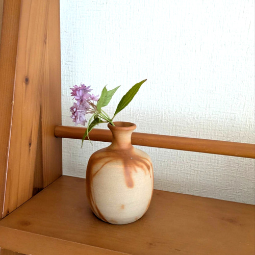 備前焼 緋だすき 徳利 一輪挿し 一輪挿し・花瓶・花器 aco 通販