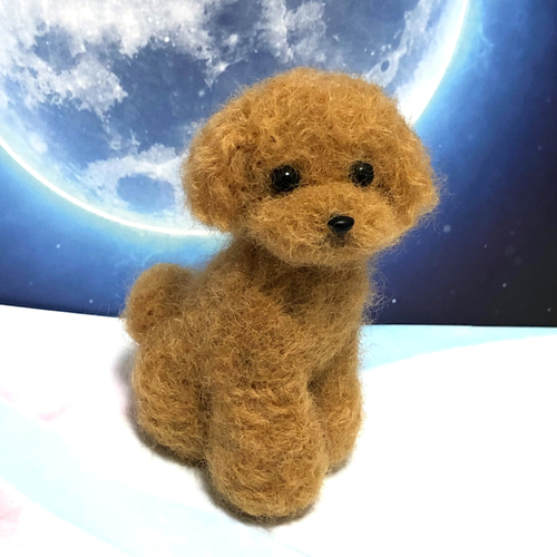 人気❤︎【受注製作】♡羊毛フェルト トイプードル ノーマルサイズ