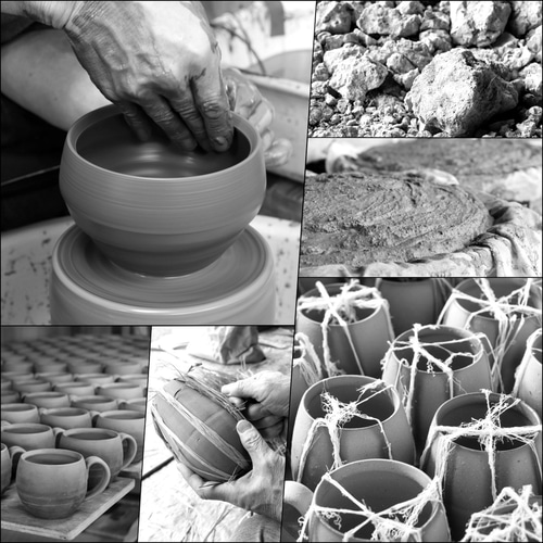 備前焼 たまご形のフリーカップ（小）【緋襷】【C】【陶器・コップ