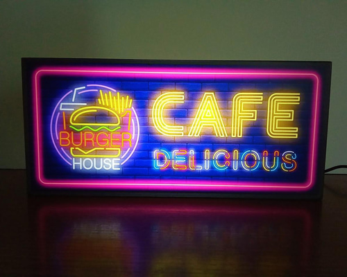 アメリカン CAFE カフェバー コーヒー 喫茶店 ファストフード サイン