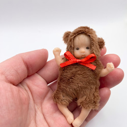 樹脂粘土ベビー ミニチュア 赤ちゃん おくるみ その他人形 tenelle
