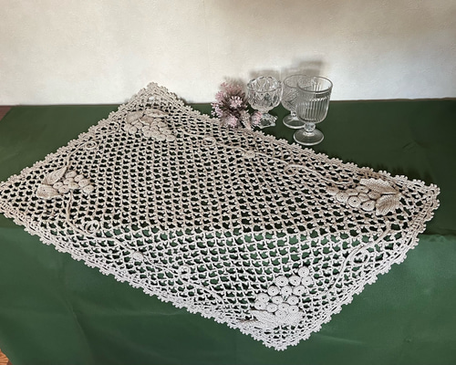 ハンドメイド レース編みドイリーNo.44(2) その他インテリア雑貨 Kazoo