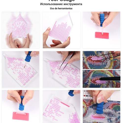 新商品！ALL フェアリーダストビーズ ダイヤモンドアート キット 花