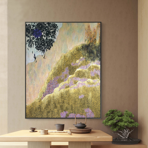 嗚呼人生よ / モダン画 117×91㎝ F50 キャンバス おしゃれ モダン