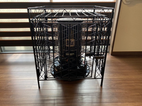 全面メッシュ対流型石油ストーブトヨトミ ks-67hストーブガード 手作り