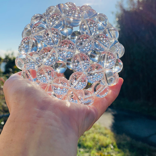 受注生産】天然水晶 特大サイズ 16mm 神聖幾何学フラーレン その他