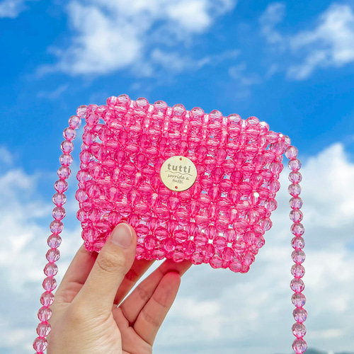 全14色】ビーズのミニショルダー│お子様へのプレゼントにも