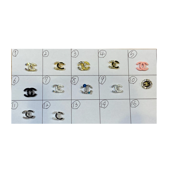 ネイルパーツ ブランドロゴ ブランド ロゴ ネイルシール ネイルシール