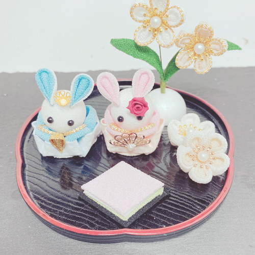 つまみ細工雛人形 お雛様 雛人形 つまみ細工 ひなまつり ひな飾り